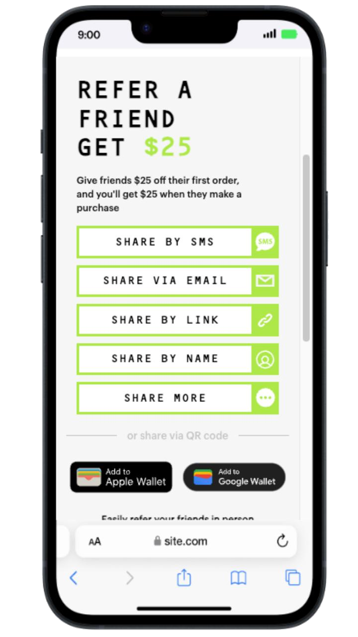 Five CBD referral campaign