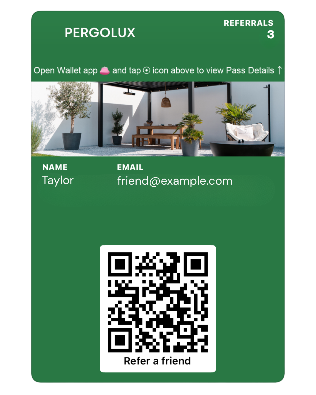 Branded Wallet pass example 11