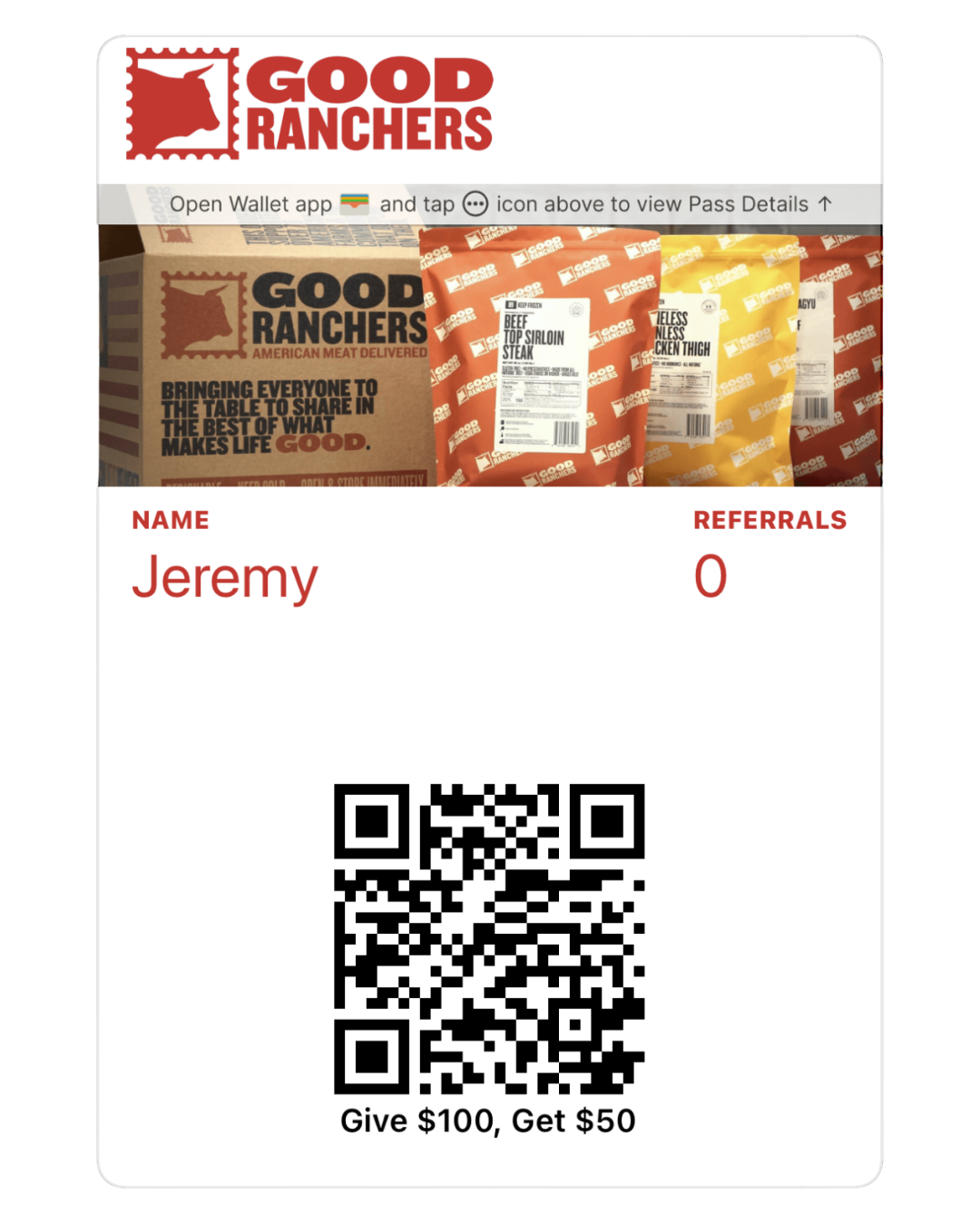 Good Ranchers Wallet pass