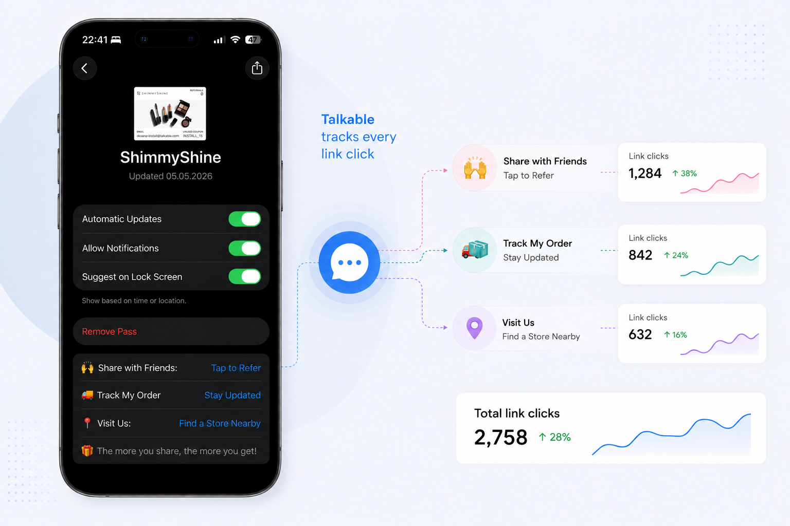 Track More Wallet Pass Clicks by Default