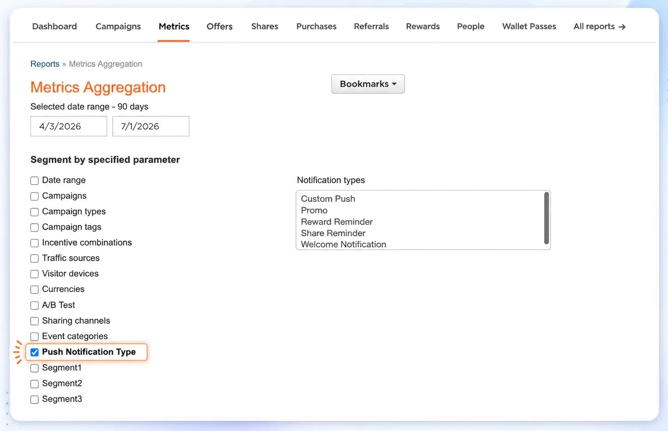 Compare Wallet Push Notification Performance in MAR